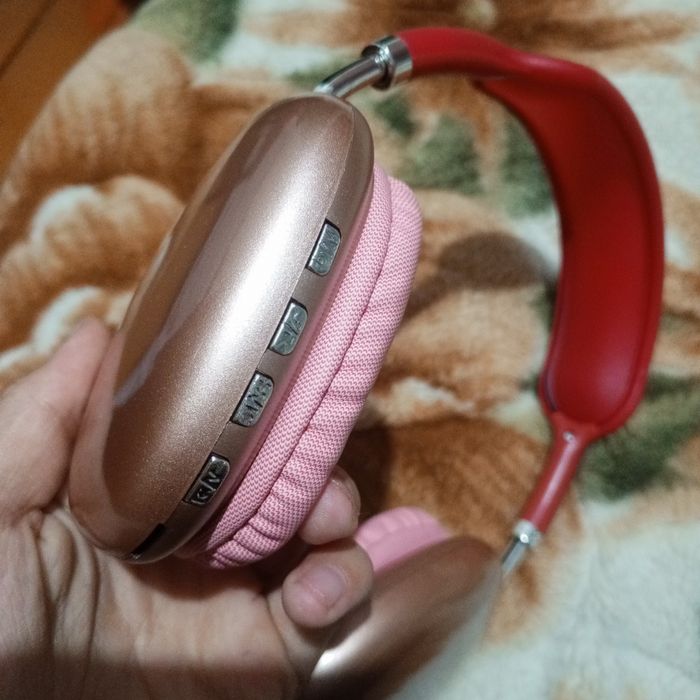 Наушники P9 красные Новые