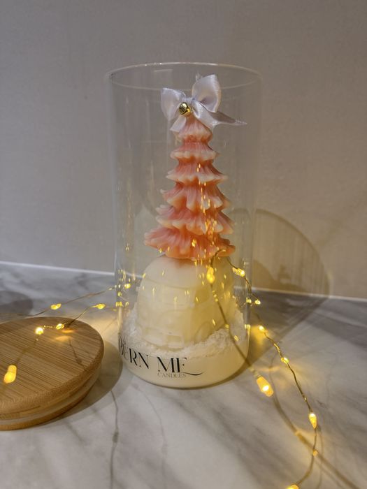 Коледни ароматни соеви свещи