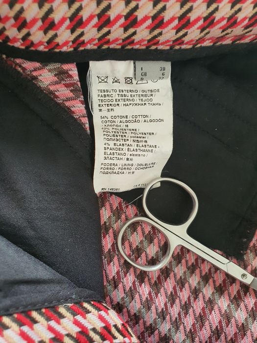 Pinko pantaloni conici originali XS S bumbac elastic Made in Italy office elegant