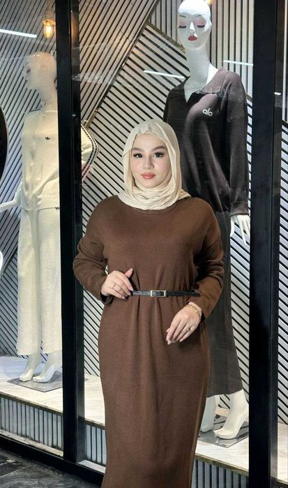 muslima ayollar va qizlar kiyimi yumshoq mato sifati a'lo.