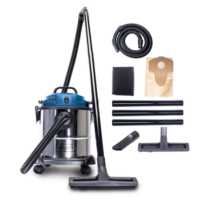 Прахосмукачка за мокро и сухо почистване Scheppach NTS20 1300W 20л