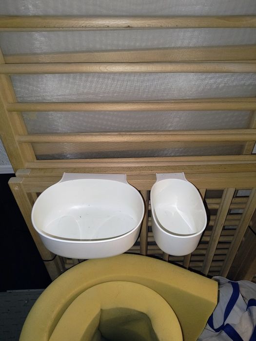 Бебешко легло  тип кошара с матрак и кутии към него