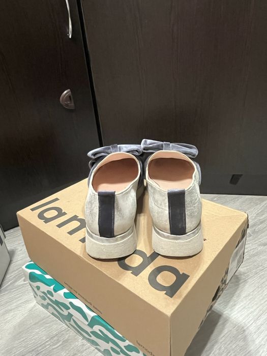 Лоферы с бантом