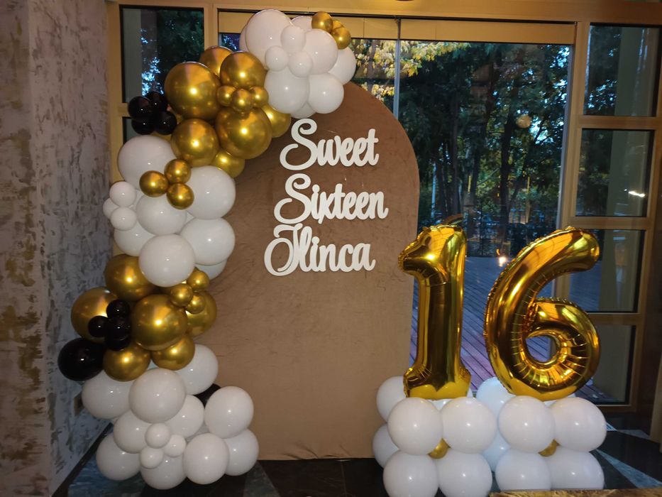 Photocorner majorat Arcada baloane petrecere/aniversare/zi nastere