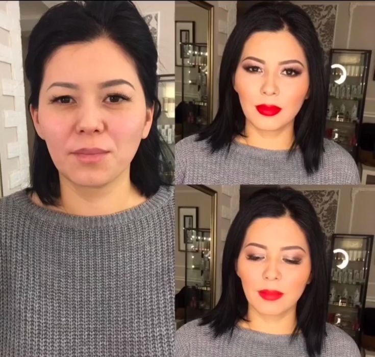 Макияж прическа локоны