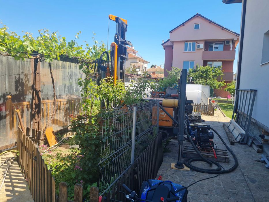 Сондажи за вода в Бургас и областта до 150м.