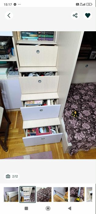 СПЕШНО!Двуетажно легло .