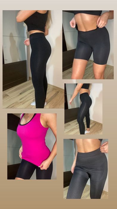 articole sport (colanti, pantaloni scurti, maieuri, bustiere)