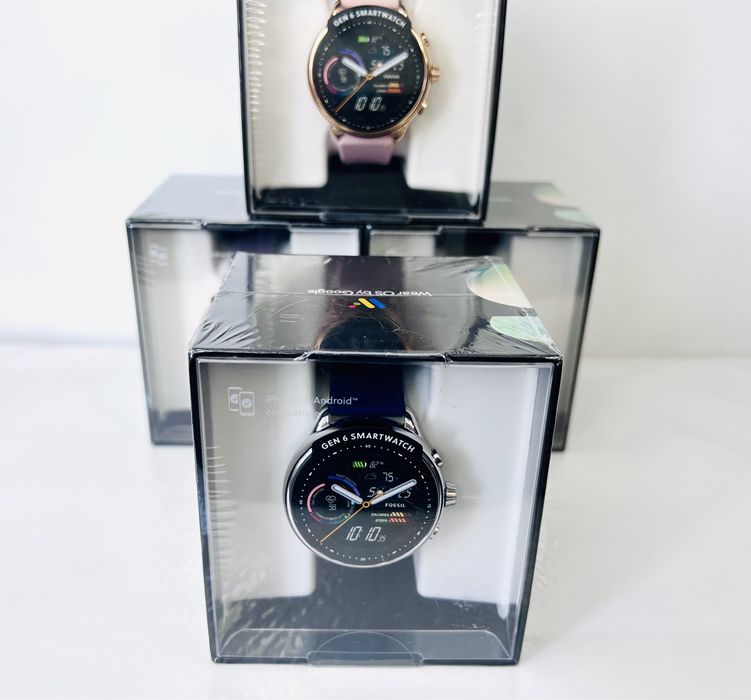 ПРОМО Смартчасовник Fossil Gen 6 Grey / Purple / Navy / Blush Гаранция