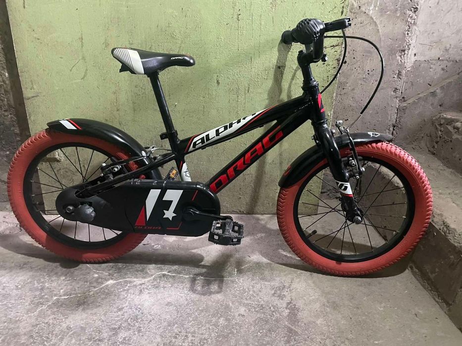Drag Alpha 16” черно с червено