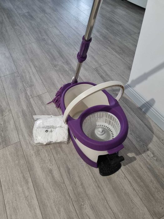 швабра дисковая с ведром