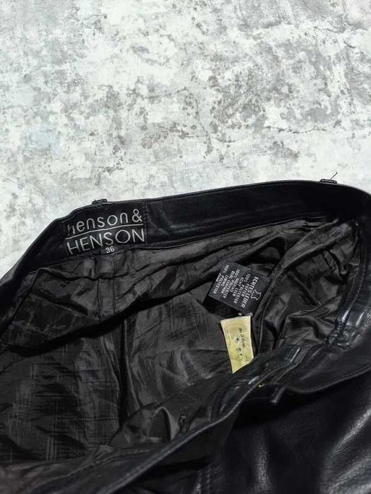 Pantaloni piele rockstar moto opium