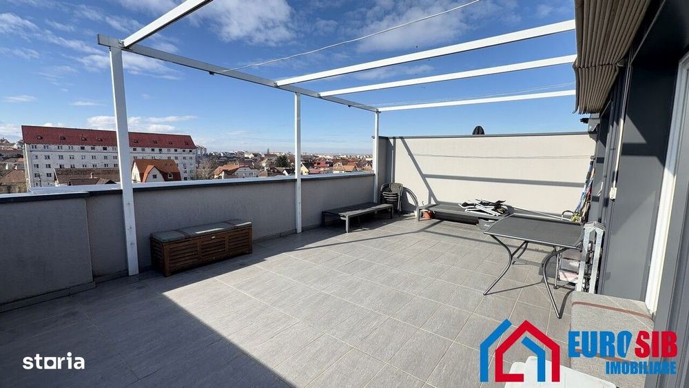 Penthouse 3 camere City Residence Sibiu cu terasă 52 mp si vedere