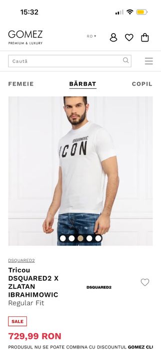 Tricou Dsquared2 de vanzare!!!