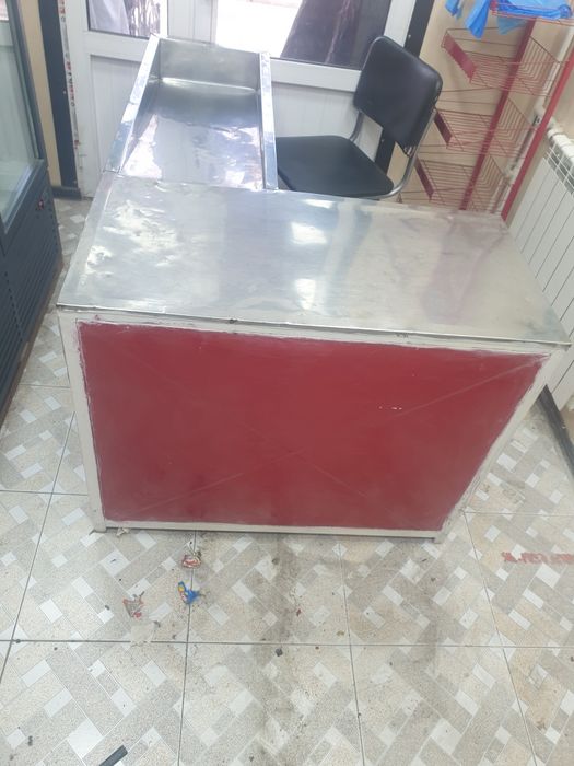 Kassa stol Б/У  Ixchamgina, Nerjaviyka usti, temir metaldan