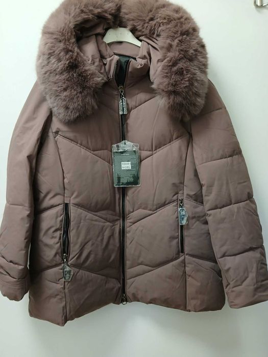 _ЛИКВИДАЦИЯ Елегантно зимно дамско яке 3XL