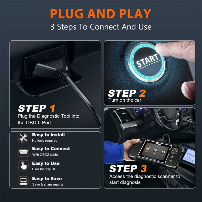 Автодиагностика скенер Ancel fx2000 obd 2