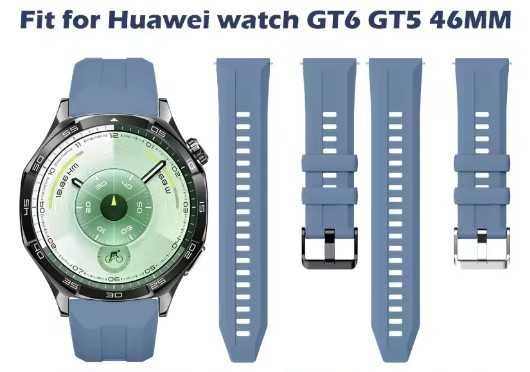 Curea silicon dedicata Huawei GT3Pro,GT4(46)GT5,GT6 Pro(46 mm) - 22 mm