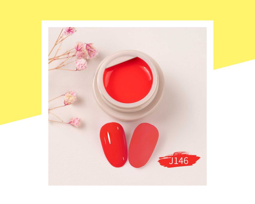 Комплект UV/LED неонови гел бои серия "Neon" GDCOCO – 6 броя