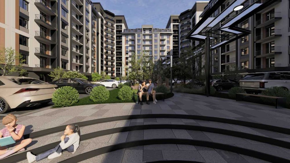 2-комнатная 57 м² ВСЕГО по 750 у.е. за М² Бектемир, Новостройка (S)