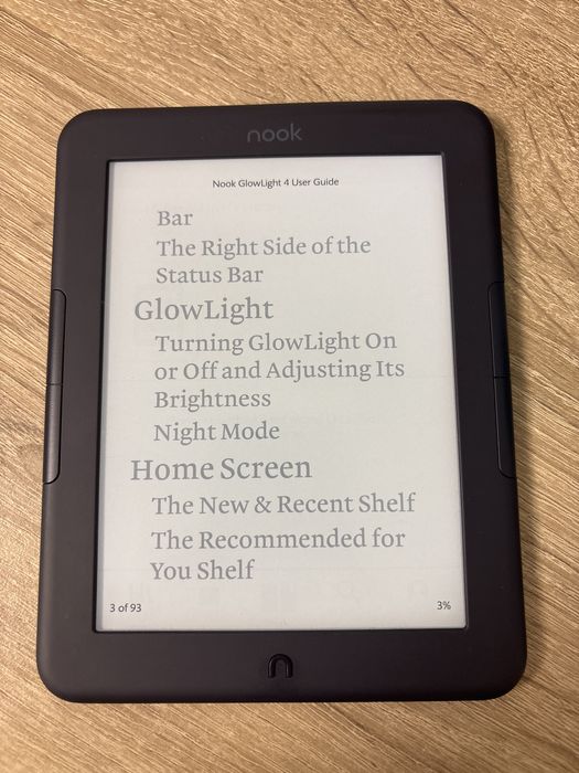 E-book Nook GlowShine 4