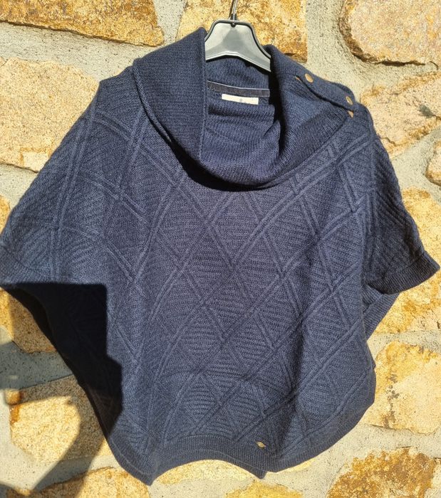 Poncho de lână Massimo Dutti