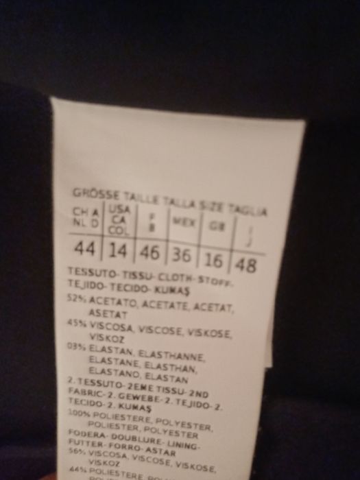 Оригинално сако Max Mara / Sportsman – черно, размер I48 (L), отлично
