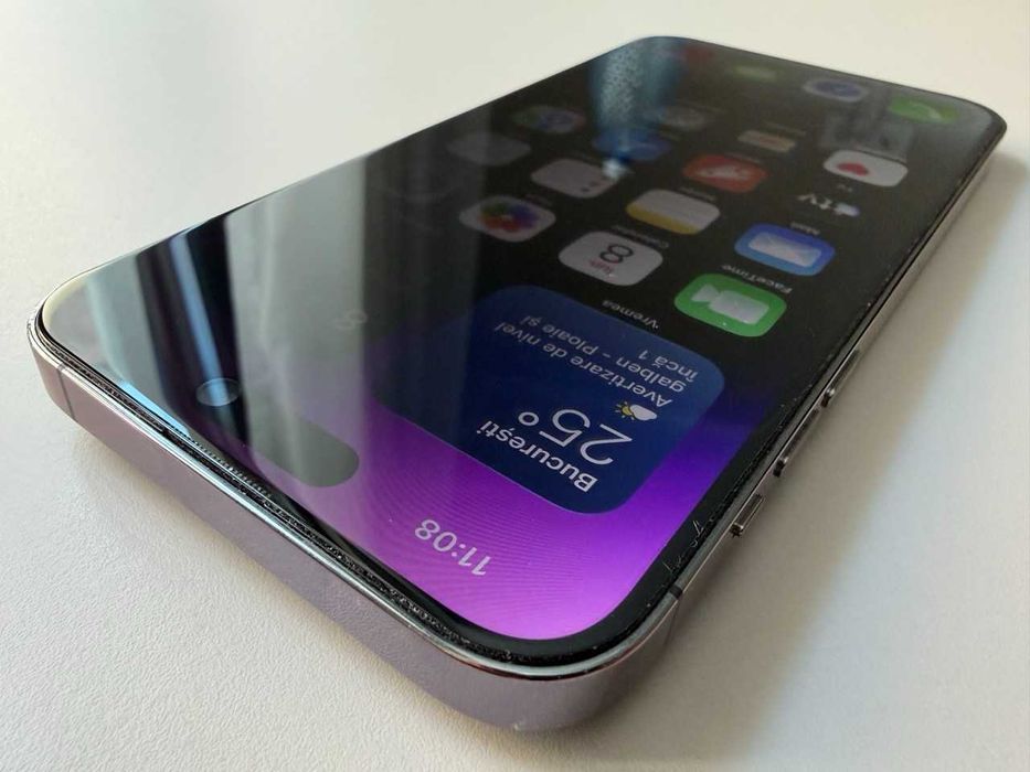  Apple / iPhone 14 Pro Max / 128 Gb / Purple / Acumulatorul 100%