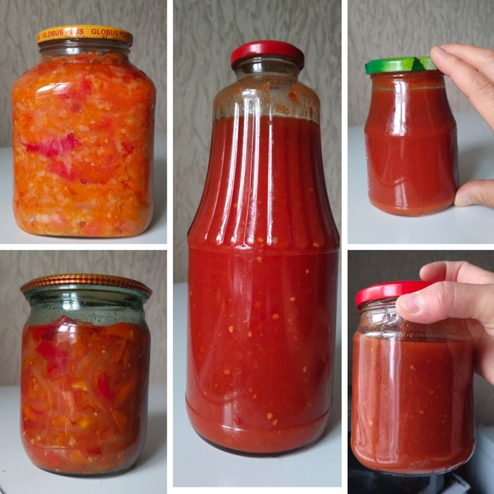 Солёнья, салаты, кетчуп