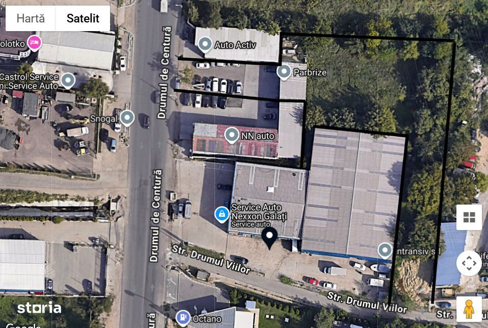 Hala 100mp+Teren 2672mp, doua deschideri, Drumul de Centura Galati