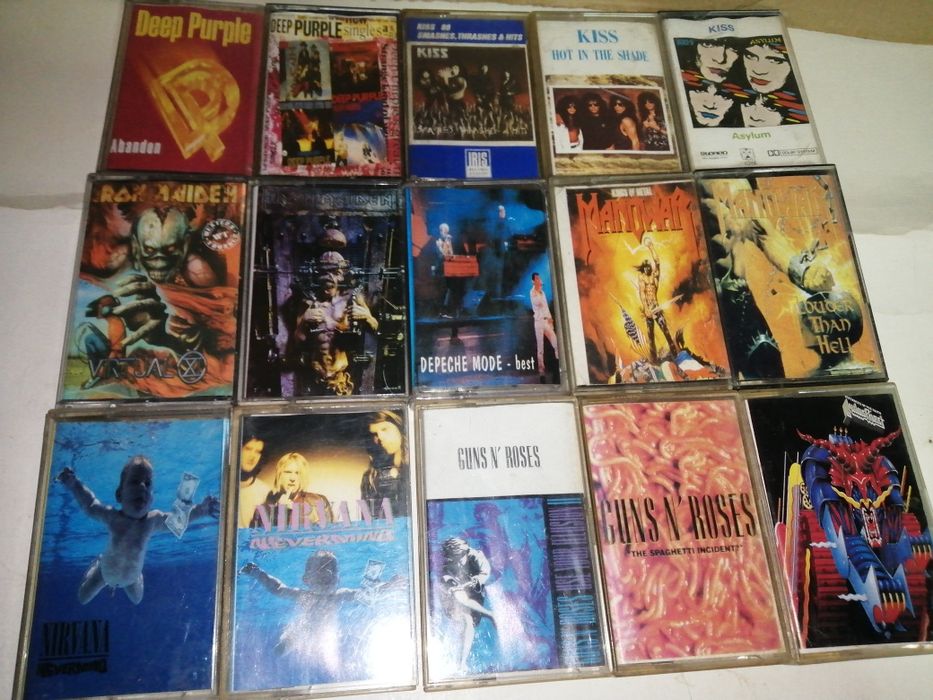 Касети с Рок и метъл изпълнители