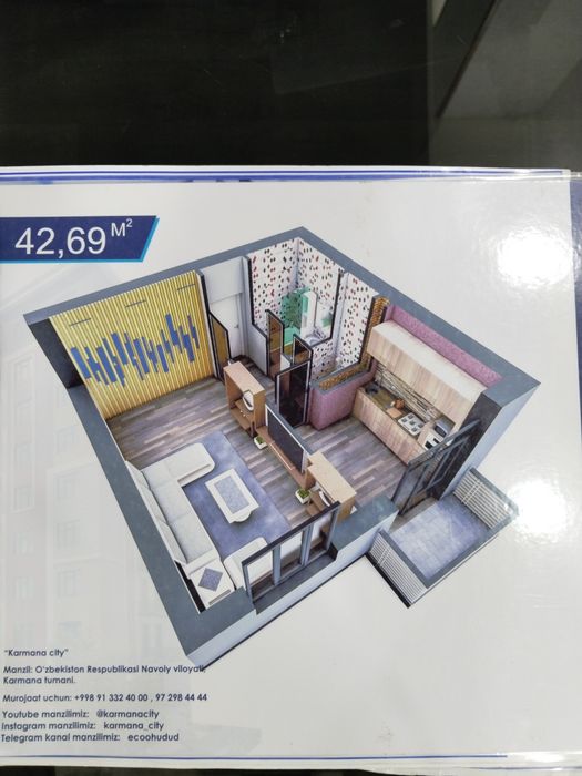 Karmana citydagi Qurilishi tugallanmagan uy sotiladi.