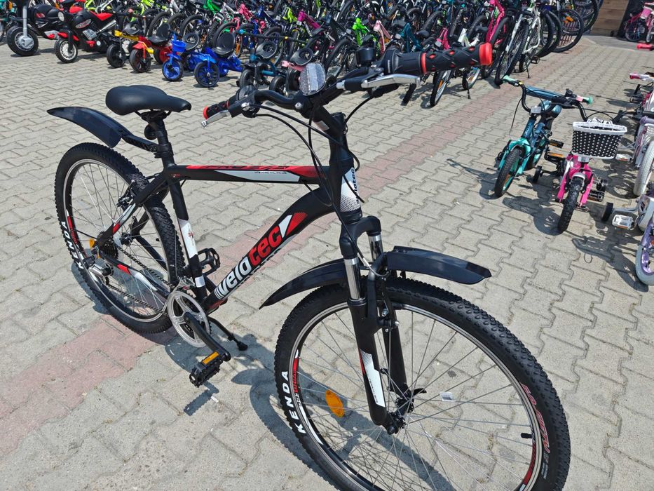 PA Алуминиев велосипед 27.5" PRO черен/червен