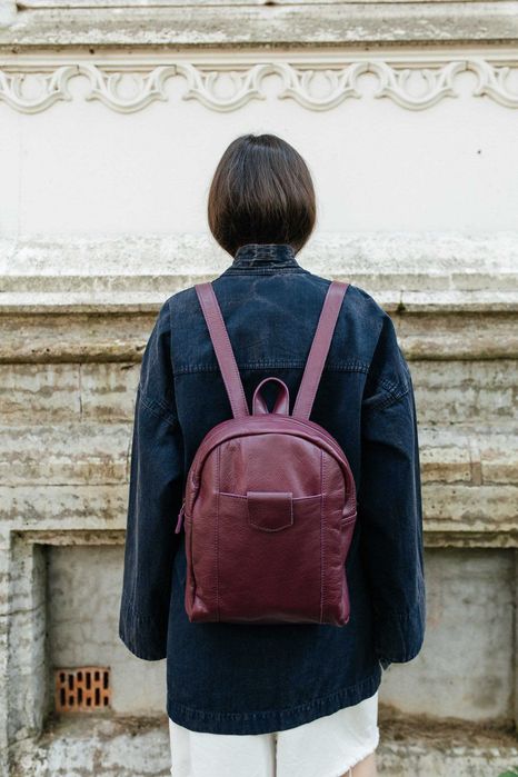 Рюкзак из натуральной кожи