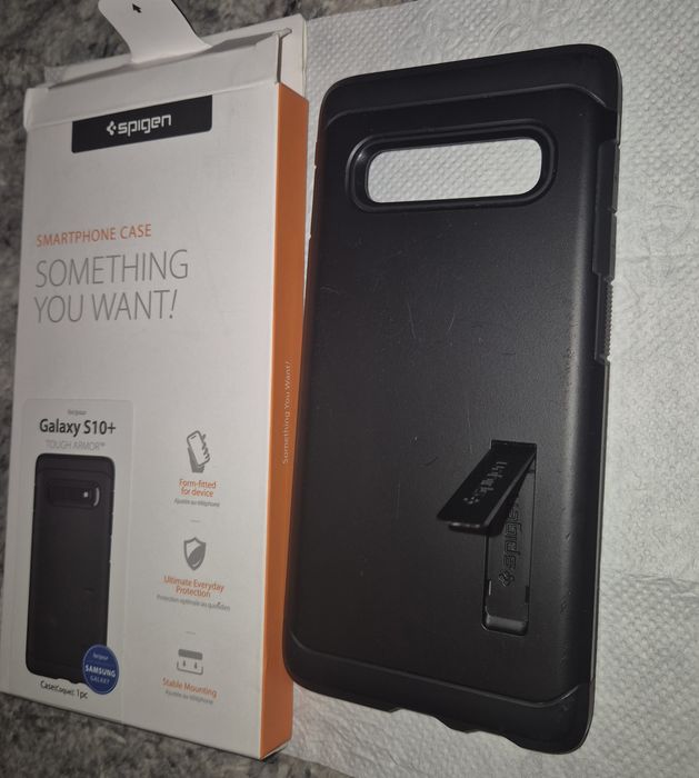 Husa originala  Samsung S10 plus Spigen Armour  noua in cutie