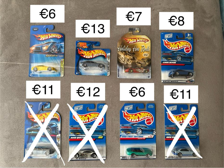 Hot Wheels - mainline BMW, Mercedes, Bentley, Lexus и др.