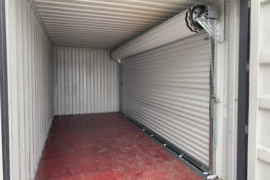 Container de depozitare de 6 metri cu ușă rulantă mare