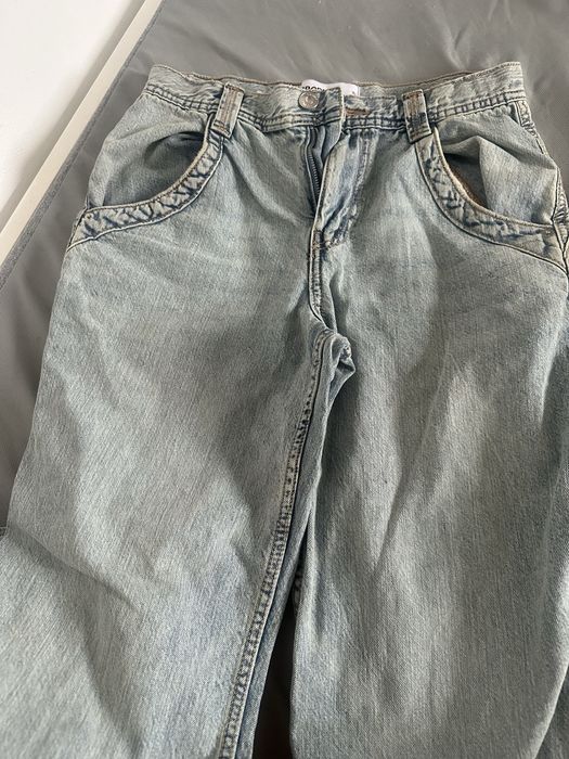 blugi albastri baggy style