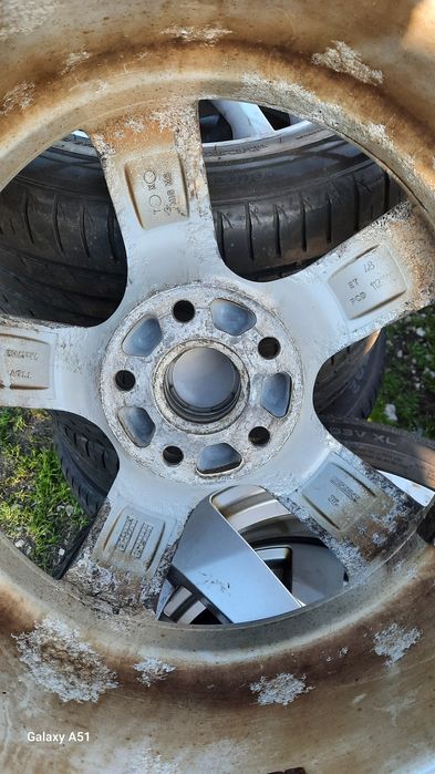 Ляти джанти с гуми 5×112,17цола