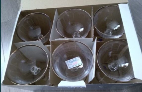 Новый шикарный комплект "Богемия" под мартини/вино, можно как креманки