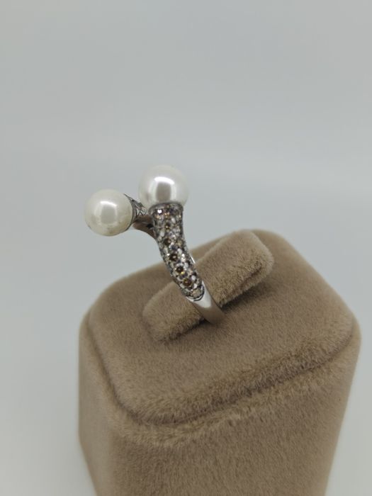 Inel aur 18k 5.8gr cu diamante naturale (r)