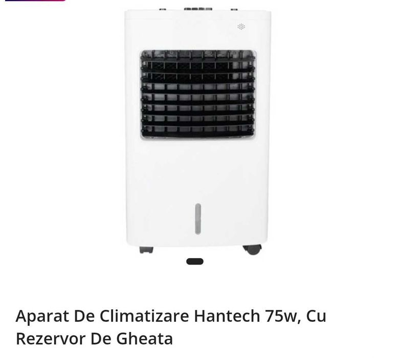 Aparat De Climatizare Hantech 75w, Cu Rezervor De Gheata