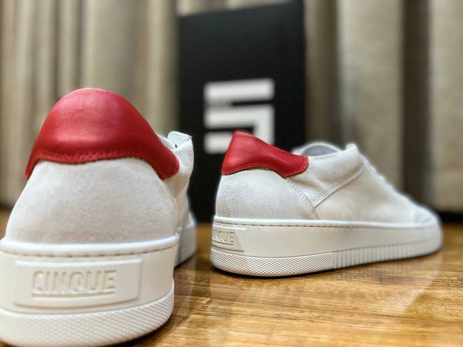 Cinque мужские кожаные сникеры РАЗМЕР 44