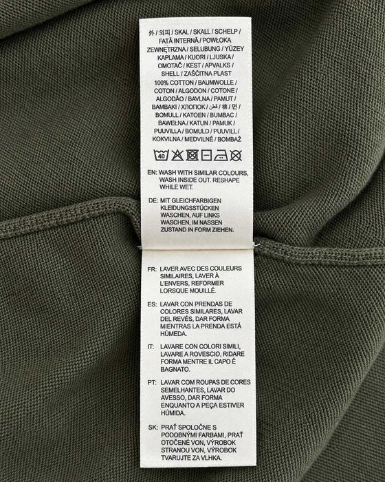 Pulover GANT Mărimea L – 100% Bumbac – Verde Olive – Logo Brodat – Guler Rotund