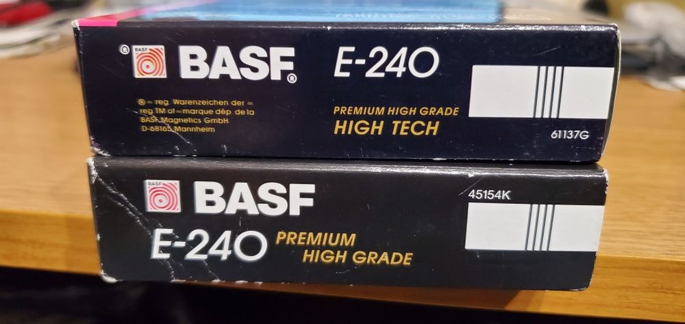 Продавам видеокасети BASF E-240 Chrome