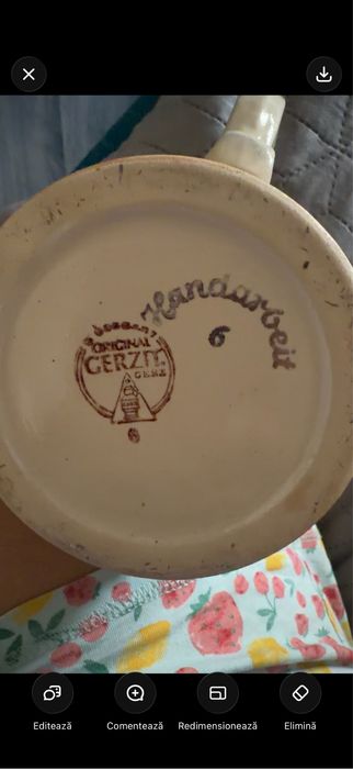 Halba germana bierkrug