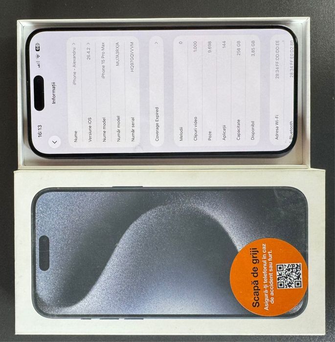 Iphone 15 Pro Max 256 gb