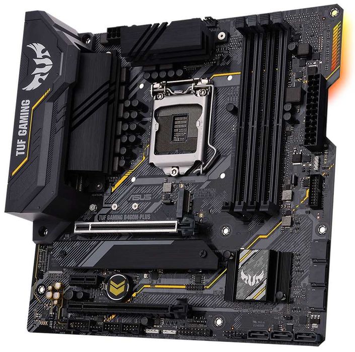 Дъно Дънна платка ASUS GAMING B460M-PLUS 1200 Aura Sync RGB DDR4 до 64GB