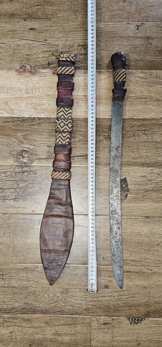 Sabie tradițională africană Mandingo, colecție / decor (cu teacă)