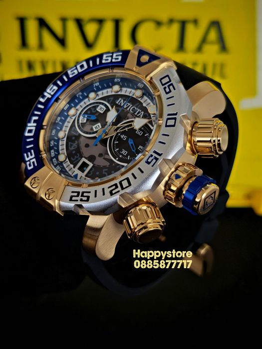 INVICTA Foxhound gold 57 mm, Инвикта нов ръчен часовник